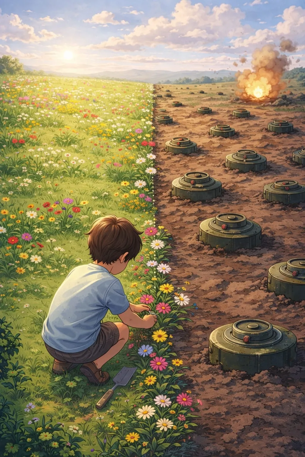 Mayın Tarlasına Çiçek Ekmek